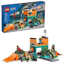 LEGO City Street Skate Park Building Toy Set 60364 Incl. BMX Bike Skateb... - £63.22 GBP