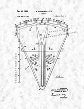 Airship Patent Print - Gunmetal - £6.23 GBP+