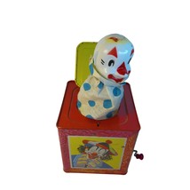 Vintage Mattel Clown Wind Up Jack in the Box 1953 Defects READ - $17.81