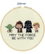 Dimensions Star Wars Counted Cross Stitch Kit 6&quot; Round-Family Hoop (14 C... - $325.00 MXN