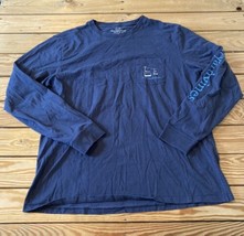 Vineyard Vines Men’s Long sleeve T Shirt size L Blue CA - £14.89 GBP