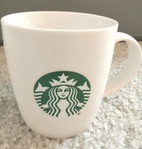 Starbucks Paw Prints 2020 White Coffee Mug Tea Cup 12oz Green Logo bone china - £6.17 GBP