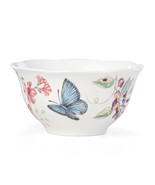 LENOX Butterfly Meadow  Rice Bowl Set of 2 Blue Butterfly NEW w Tags - £22.01 GBP