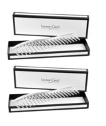 Leonor Greyl Detangling Comb Clear Lot Of 2 Boxed Gift - $23.26