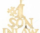 #1 son in law Men&#39;s Charm 14kt Yellow Gold 240083 - £39.28 GBP