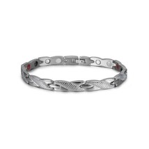Vinterly Health Energy Bracelet Male Cross Stainless Steel Magnetic Bracelet Men - £26.54 GBP