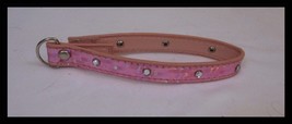 Build A Bear Workshop Shiny Pink Collar with Rhinestones - $110.53 MXN
