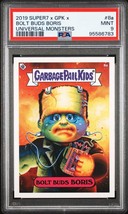 2019 Garbage Pail Kids x Super7 x Universal Monsters BOLT BUDS BORIS 8a PSA 9 MT - $128.65