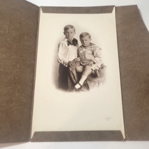 1914 Portrait - Two Young Brothers in attire of the time - Oakland, Calif. 6x10&quot; - £10.77 GBP