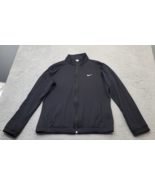 Nike Golf Jacket Womens Medium Black Fleece Tour Performance Therma Fit ... - $34.82 CAD