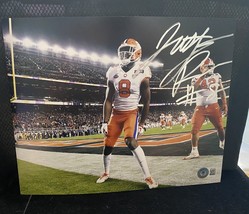 Justyn Ross Autographed 8x10 Photograph CLEMSON TIGERS Trevor Lawrence B... - £29.22 GBP
