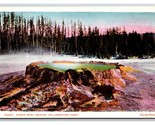 Bunch Bowl Spring Yellowstone National Park Wyoming WY UNP WB Postcard Z2 - $2.92