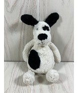 Little Jellycat Bashful Puppy small 8&quot; plush black white puppy dog baby ... - £9.93 GBP