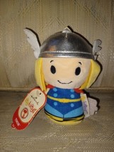 Hallmark Itty Bittys Thor With Damaged Tags 5&quot; Marvel Kids Plush Made In China - $13.86