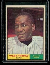 Vintage 1961 TOPPS Baseball Trading Card #319 VALMY THOMAS Cleveland Indians - £7.90 GBP
