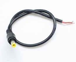 5.5mm 2.1mm Male Plug Power DC Extension Cable lead Jack for CCTV Camera... - £5.25 GBP