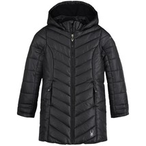 Spyder Girls&#39; Chevron-Quilted Thermaweb Insulated Long Jacket Size M (8/... - £40.27 GBP