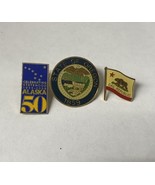 LOT 3 Oregon California &amp; 2009 Alaska Celebrating 50 Years of Statehood ... - €19,40 EUR