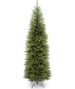 National Tree Company Artificial Pre-Lit Slim Christmas Tree Kingswood F... - $79.19