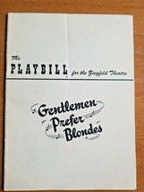 Vintage 1950 Gentlemen Prefer Blondes Playbill Ziegfeld Theatre  - £7.10 GBP