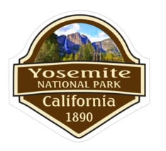 5&quot; yosemite national park california 1890 bumper sticker decal usa made - £21.23 GBP