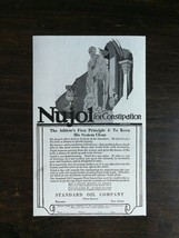 Vintage 1917 Nujol for Constipation Standard Oil Company Original Ad 222  - £5.30 GBP