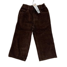 Gymboree Unisex Toddler Kids Brown Cords Corduroy Pants, Size 18-24 Mont... - $12.99