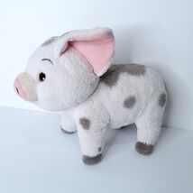 The Disney Store Moana Pua Plush Pig Stuffed Animal White Pink 12&quot; Long ... - €13,69 EUR