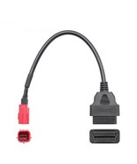 16Pin OBD2 to 6Pin Connector Adapter Diagnostic Cable for Honda Motorcycle - $17.76 CAD