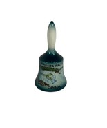 Vintage Flow Blue Niagara Falls Canada Ceramic Bell Souvenir Made In Jap... - £22.00 GBP