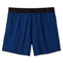 Basics Made Simple S Size Small 28 30 Mens 1 Pack Knit Boxer Shorts Blue... - £7.97 GBP