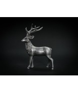 A Handcrafted Swamp Deer Sculpture - Embarking on a Unique Journey Beyon... - £58.82 GBP
