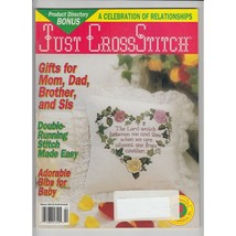 Just Cross Stitch Magazine February 1994 Double Running Stitch Bibs for ... - $9.74