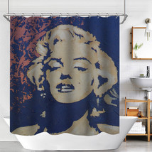Marilyn Monroe Waterproof Shower Curtain Sets Polyester Bathroom Decor Curtain - £13.38 GBP+