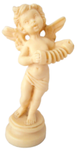 Religious 5&quot; Cherub Figure A. Santini Made Italy Misprint Spelling - £7.63 GBP