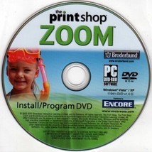 The Print Shop Zoom DVD-ROM For XP/Vista - New Dvd In Sleeve - £3.13 GBP