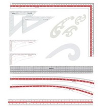 Isomars Tailoring Kit  Quilting Rulers  Tailoring Scales Rulers &amp; Tools - £30.67 GBP