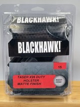 BLACKHAWK! Taser X26 Matte Finish Holster - Right Hand 15 Black 44H015BK-R - £13.44 GBP