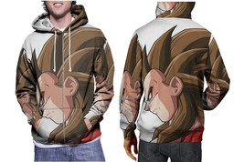 Vegeta Super Saiyan 4 002  Hoodie Sporty Casual Graphic Zip up Hoodie - $33.87+