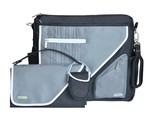 JJ Cole Metra Diaper Bag, Black Stitch - £29.05 GBP