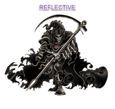 Grim Reaper Reflective Decal - $9.00