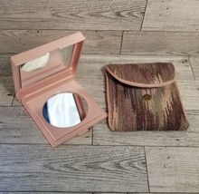 Vintage 1990s Mary Kay Compact Travel Consultant Makeup Mirror With Fabric Case - £9.32 GBP