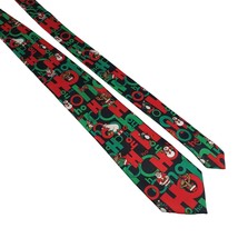 Holiday Traditions Mens Necktie Tie Hallmark Christmas Santa Penguin Work Gift - £22.54 GBP