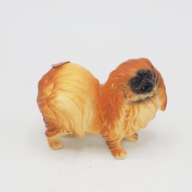 Pékinois Chien Figurine Porcelaine Caniche Fabriqué au Japon - $41.21
