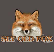Sly Old Fox T-shirt S M L Unisex New with Tags Crafty Fun Wildlife Forest - £17.50 GBP
