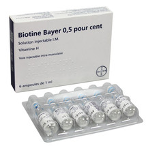 BIOTINE - BAYER 0.5 % - 6 Ampoules - £27.86 GBP