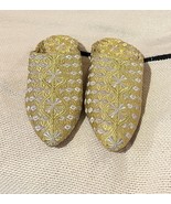 Moroccan women&#39; gold silver slippers, Women&#39;s babouches slippers, Morocc... - $889.76 MXN