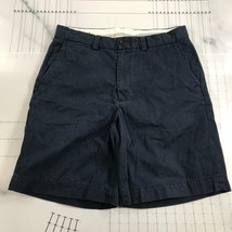 Polo Ralph Lauren Khaki Shorts Mens 32 Navy Blue Cotton Above Knee Mid Thigh - £18.48 GBP