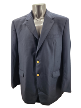 Lauren Ralph Lauren Blazer Men 46R Navy Blue Gold Buttons Sport Coat Pre... - $53.40