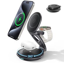 Wireless Charging Station for Magsfe Charger,3 in 1 Wireless Charger for... - $29.58